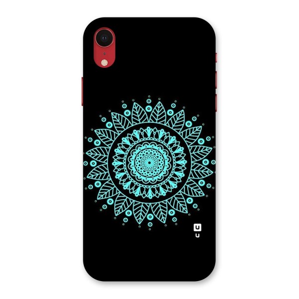 Circles Pattern Art Back Case for iPhone XR