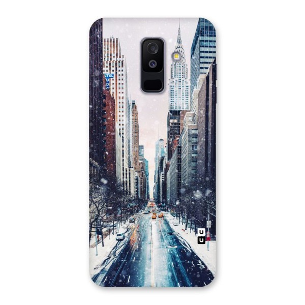 City Snow Back Case for Galaxy A6 Plus
