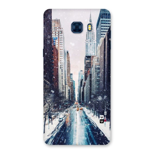 City Snow Back Case for Galaxy C7 Pro