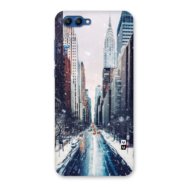 City Snow Back Case for Honor View 10