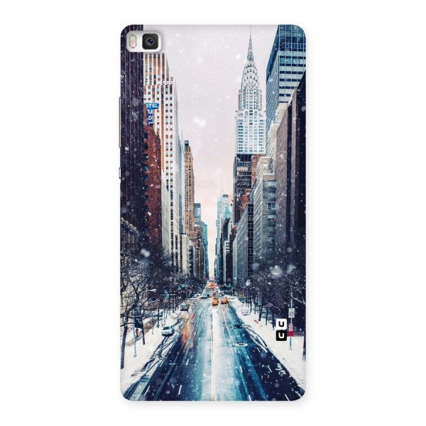 City Snow Back Case for Huawei P8
