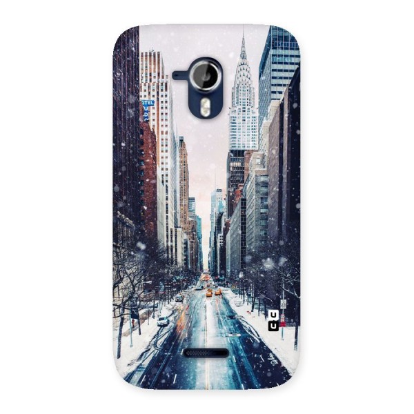 City Snow Back Case for Micromax Canvas Magnus A117