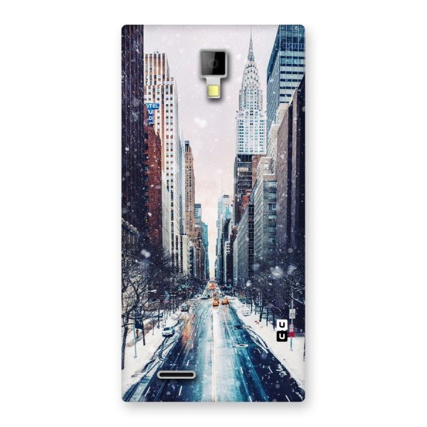 City Snow Back Case for Micromax Canvas Xpress A99
