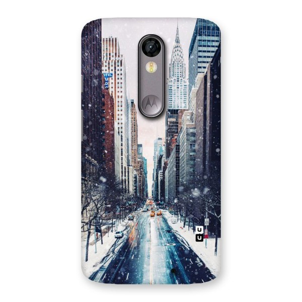 City Snow Back Case for Moto X Force