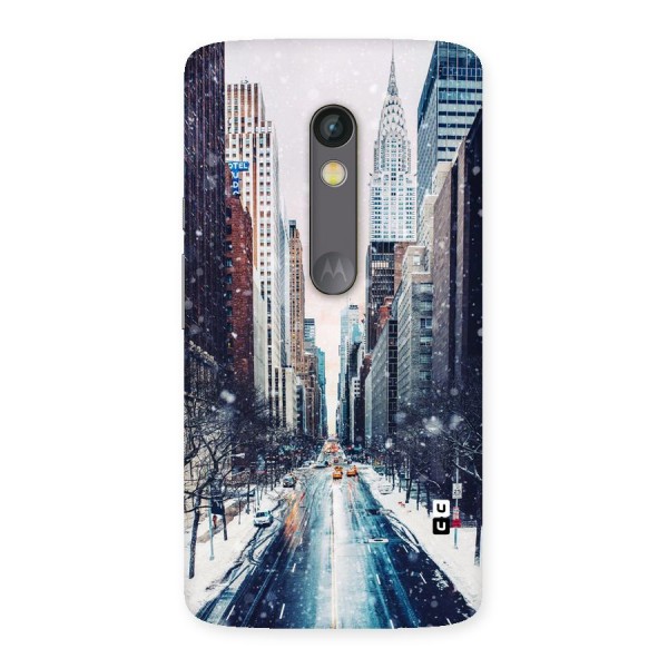 City Snow Back Case for Moto X Play