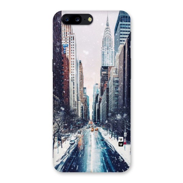 City Snow Back Case for OnePlus 5