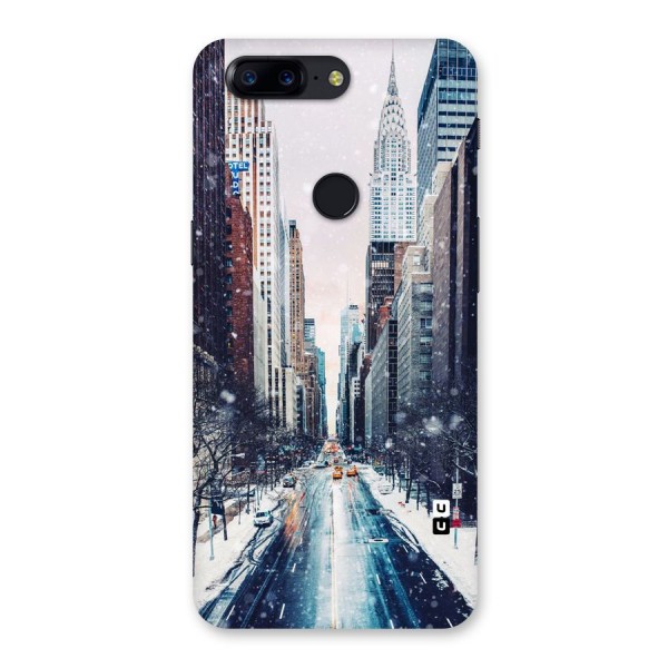 City Snow Back Case for OnePlus 5T