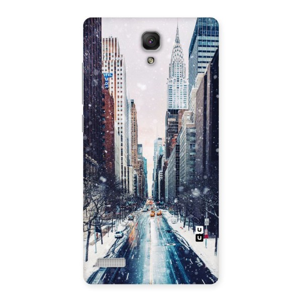 City Snow Back Case for Redmi Note