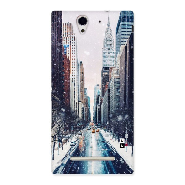 City Snow Back Case for Sony Xperia C3