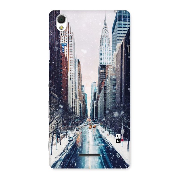 City Snow Back Case for Sony Xperia T3