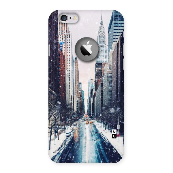 City Snow Back Case for iPhone 6 Logo Cut