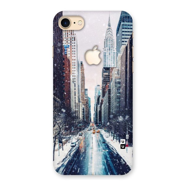 City Snow Back Case for iPhone 7 Apple Cut