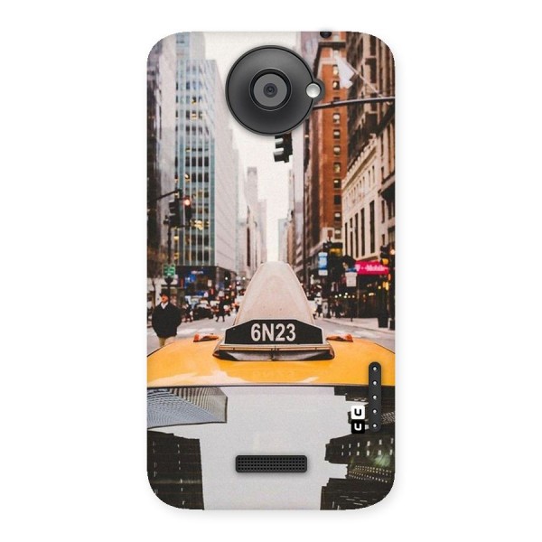 City Taxi Back Case for HTC One X