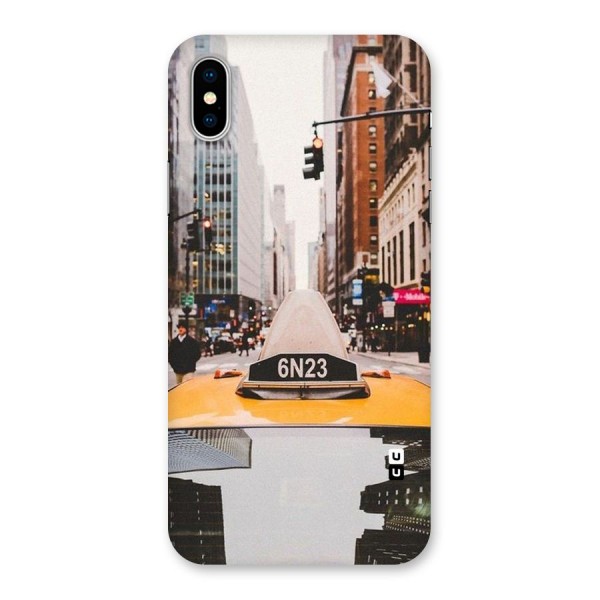 City Taxi Back Case for iPhone X