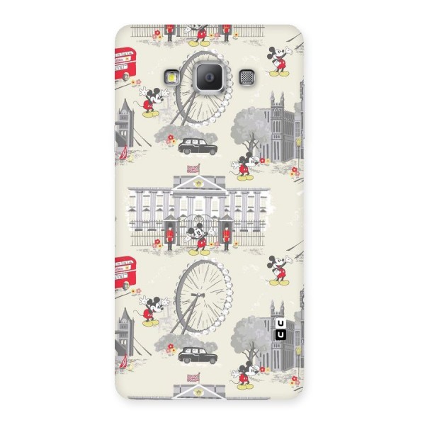 City Tour Pattern Back Case for Galaxy A7
