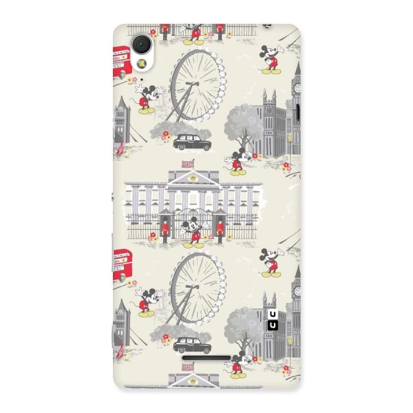 City Tour Pattern Back Case for Sony Xperia T3