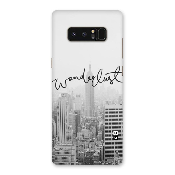City Wanderlust Monochrome Back Case for Galaxy Note 8