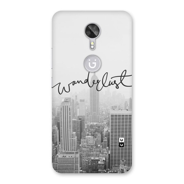 City Wanderlust Monochrome Back Case for Gionee A1