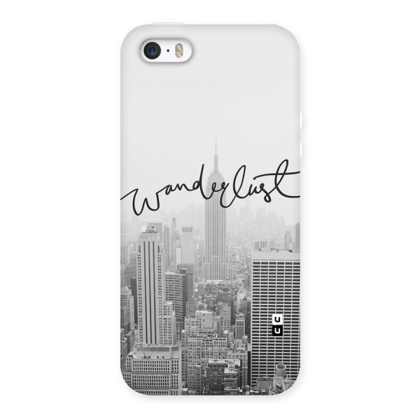 City Wanderlust Monochrome Back Case for iPhone SE