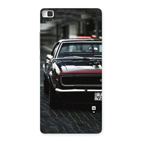 Class Vintage Car Back Case for Huawei P8
