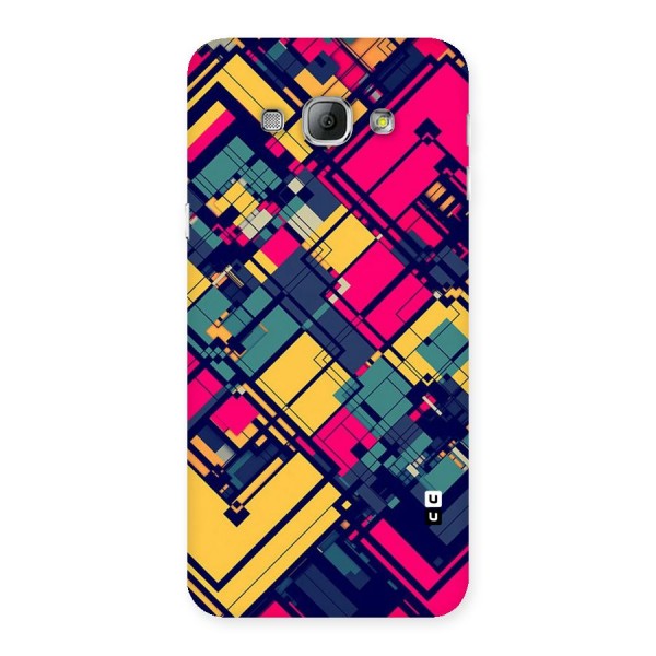 Classic Abstract Coloured Back Case for Galaxy A8