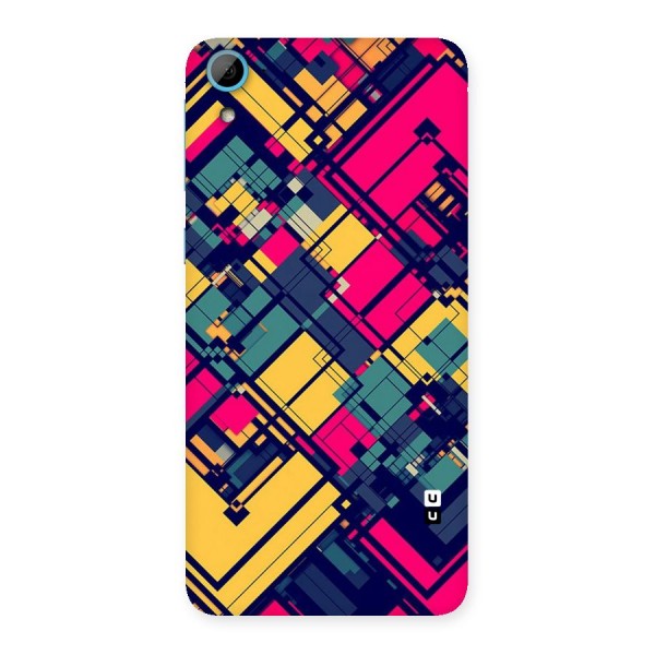 Classic Abstract Coloured Back Case for HTC Desire 826