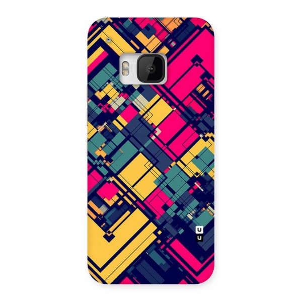 Classic Abstract Coloured Back Case for HTC One M9