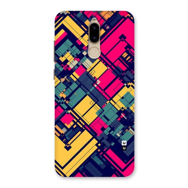 Classic Abstract Coloured Back Case for Honor 9i
