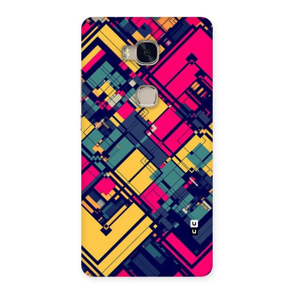 Classic Abstract Coloured Back Case for Huawei Honor 5X