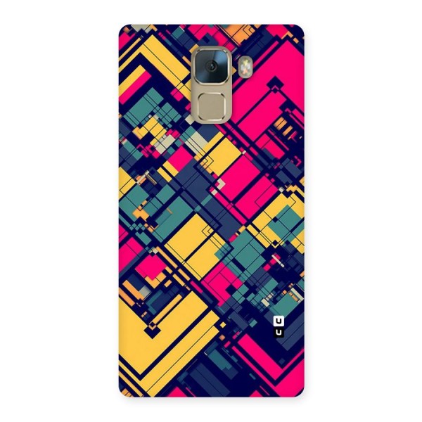 Classic Abstract Coloured Back Case for Huawei Honor 7