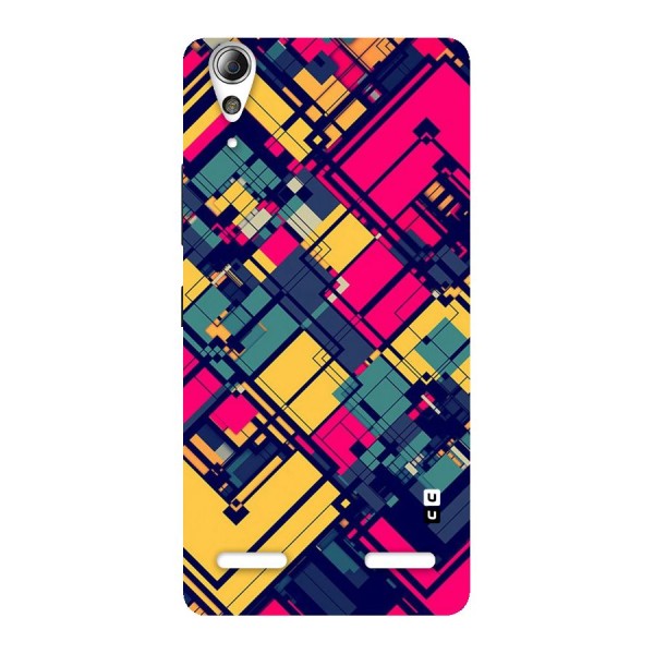 Classic Abstract Coloured Back Case for Lenovo A6000 Plus