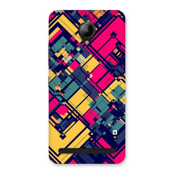 Classic Abstract Coloured Back Case for Lenovo C2