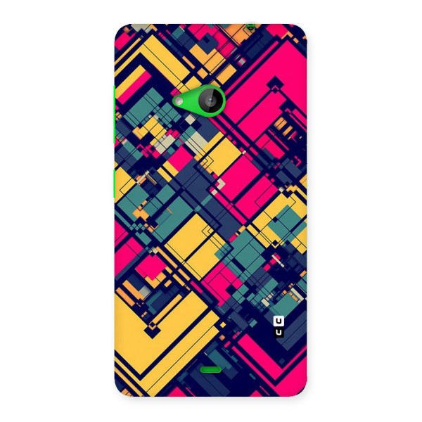 Classic Abstract Coloured Back Case for Lumia 535