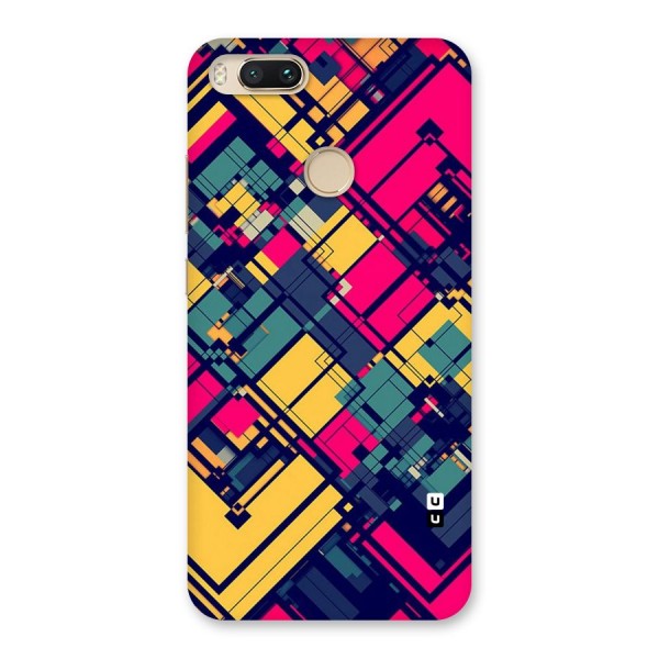 Classic Abstract Coloured Back Case for Mi A1