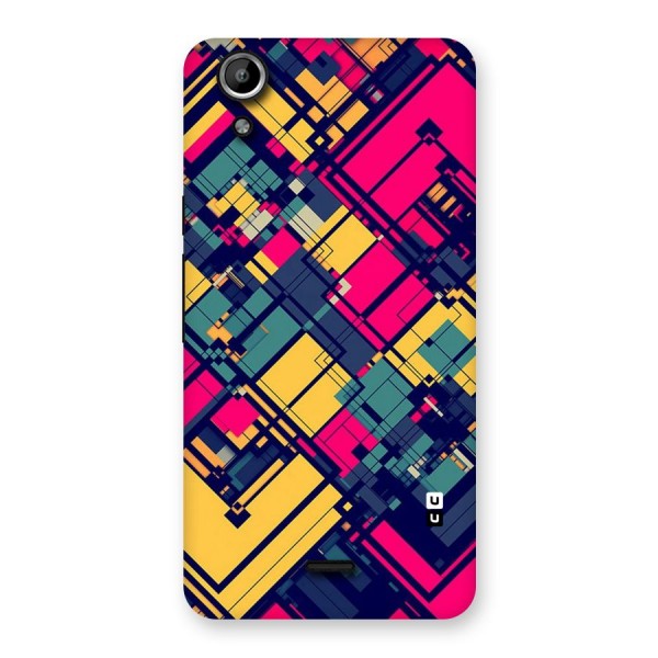 Classic Abstract Coloured Back Case for Micromax Canvas Selfie Lens Q345