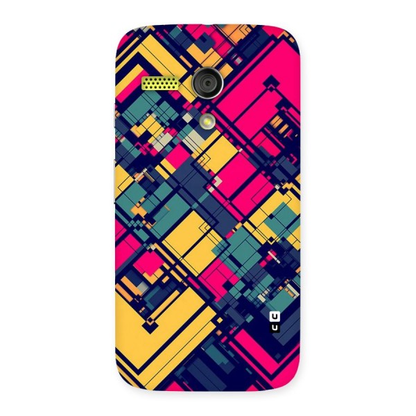 Classic Abstract Coloured Back Case for Moto G