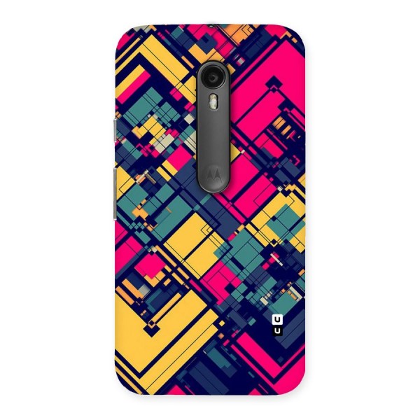 Classic Abstract Coloured Back Case for Moto G Turbo