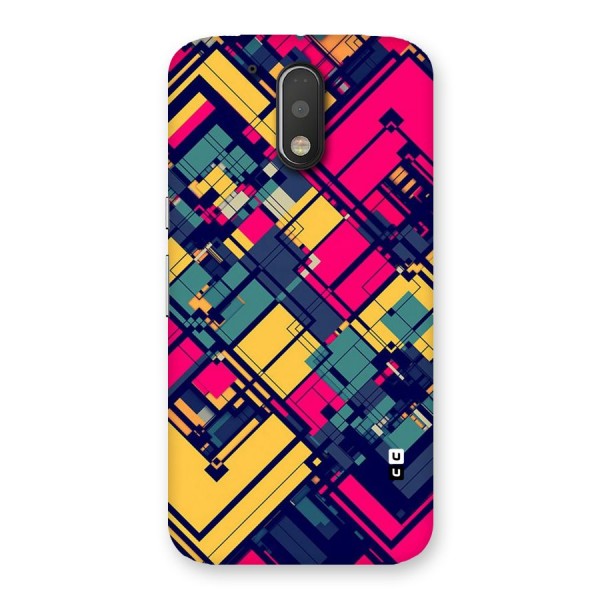 Classic Abstract Coloured Back Case for Motorola Moto G4 Plus