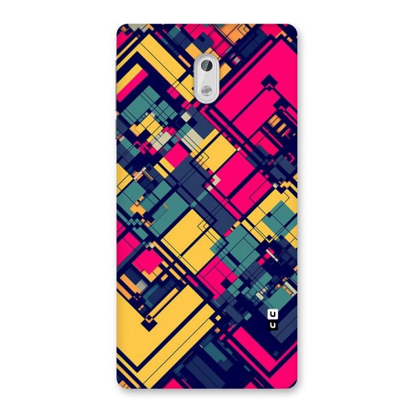 Classic Abstract Coloured Back Case for Nokia 3