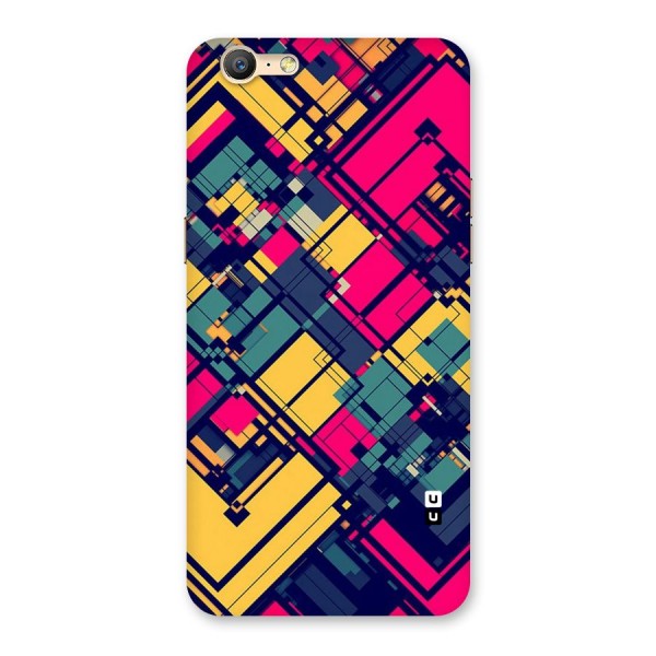 Classic Abstract Coloured Back Case for Oppo A39