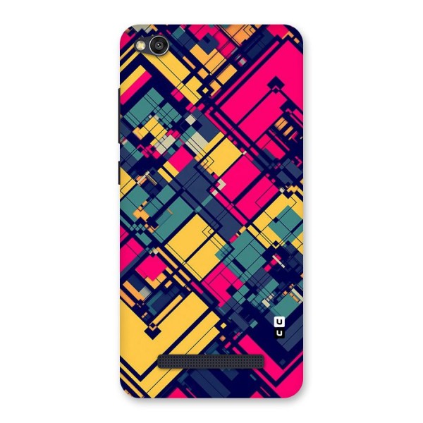Classic Abstract Coloured Back Case for Redmi 4A