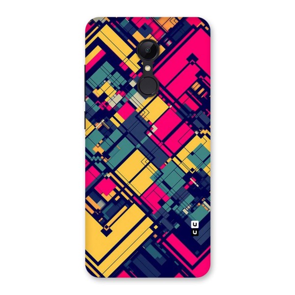 Classic Abstract Coloured Back Case for Redmi 5