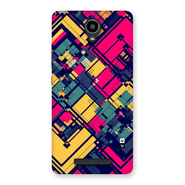 Classic Abstract Coloured Back Case for Redmi Note 2