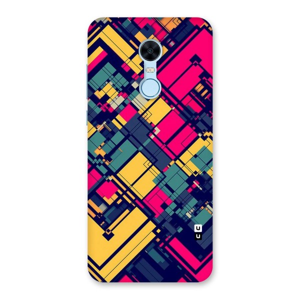 Classic Abstract Coloured Back Case for Redmi Note 5