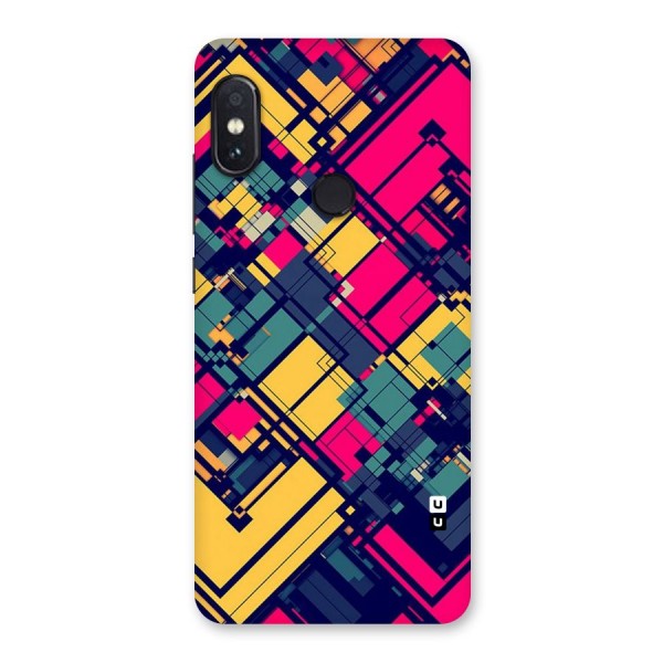 Classic Abstract Coloured Back Case for Redmi Note 5 Pro