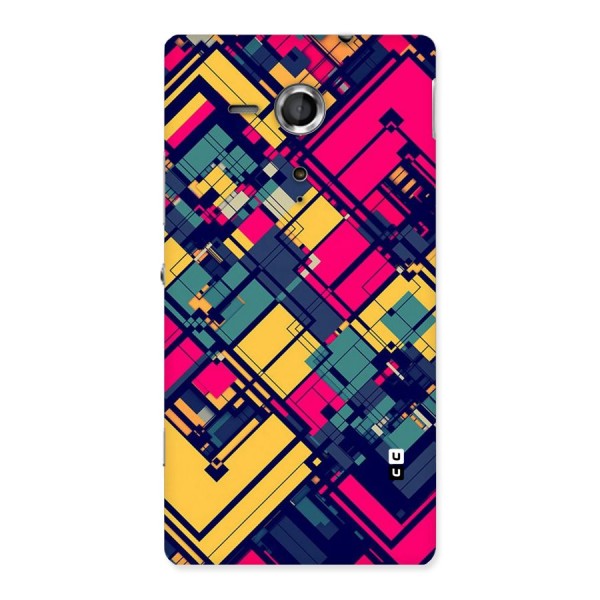 Classic Abstract Coloured Back Case for Sony Xperia SP