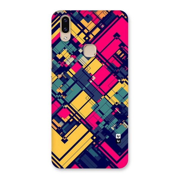 Classic Abstract Coloured Back Case for Vivo V9