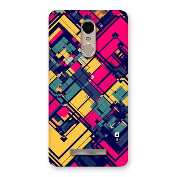Classic Abstract Coloured Back Case for Xiaomi Redmi Note 3
