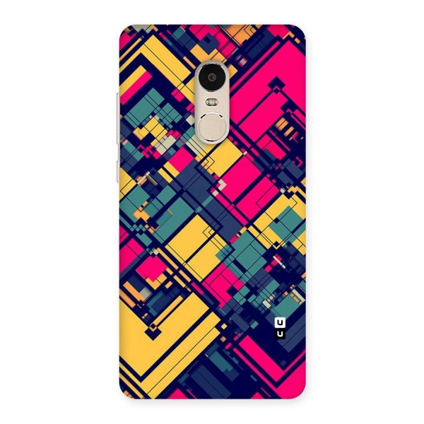 Classic Abstract Coloured Back Case for Xiaomi Redmi Note 4