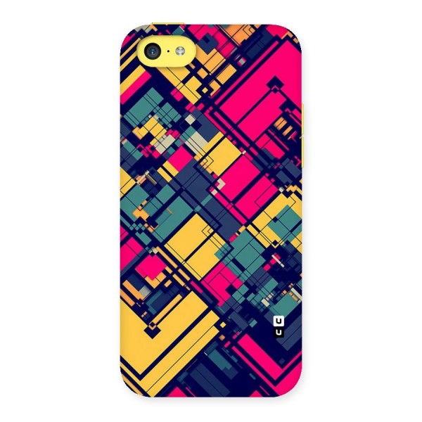 Classic Abstract Coloured Back Case for iPhone 5C